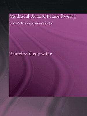 cover image of Medieval Arabic Praise Poetry